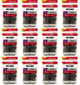 Wooster 4.5" Jumbo-Koter Pro Foam Closed-End 12 Sets Of 2-Pack Roller Cover # RR308-4.5-12PK Wooster 4.5" Jumbo-Koter Pro Foam Closed-End 12 Sets Of 2-Pack Roller Cover # RR308-4.5-12PK