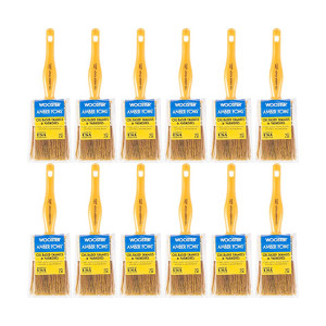 Wooster Genuine 2" Amber Fong Paintbrush 12-Pack, 1123-2-12PK Wooster Genuine 2" Amber Fong Paintbrush 12-Pack, 1123-2-12PK
