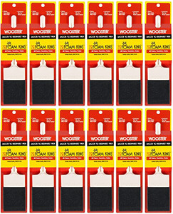 Wooster Genuine 2" Foam King Foam Paintbrush 12-Pack, 3103-2-12PK Wooster Genuine 2" Foam King Foam Paintbrush 12-Pack, 3103-2-12PK