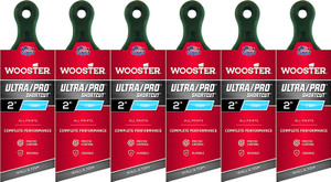 Wooster Genuine 2" Ultra/Pro Firm Shortcut Angle Paintbrush 6-Pack, 4187-2-6PK Wooster Genuine 2" Ultra/Pro Firm Shortcut Angle Paintbrush 6-Pack, 4187-2-6PK
