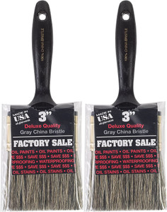 Wooster Genuine 3" Factory Sale Synthetic China Bristle Paintbrush 2-Pack # Z1101-3-2PK Wooster Genuine 3" Factory Sale Synthetic China Bristle Paintbrush 2-Pack # Z1101-3-2PK