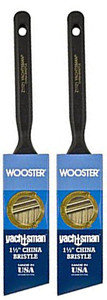 Wooster Genuine 1.5" Yachtsman Lindbeck Angle Sash Paintbrush 2-Pack # Z1121-1.5-2PK Wooster Genuine 1.5" Yachtsman Lindbeck Angle Sash Paintbrush 2-Pack # Z1121-1.5-2PK