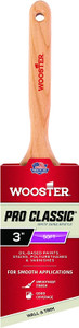 Wooster Genuine 3" Pro Classic White China Bristle Angle Sash Paintbrush # Z1222-3 - view 3