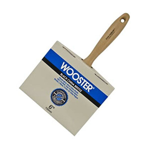 Wooster Genuine 6" Pro Classic Black China Bristle Block Paintbrush - Z1519-6