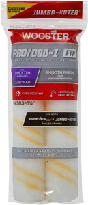 Wooster 6.5" Jumbo-Koter Pro/Doo-Z FTP 3/16" Nap Closed-End 2-Pack Roller Cover # RR383-6.5