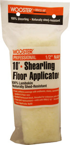 Wooster Genuine 10" Wooster Wool Floor Applicator 1/2" Floor Brush - RR412-10 Wooster Genuine 10" Wooster Wool Floor Applicator 1/2" Floor Brush - RR412-10