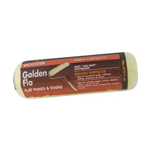 Wooster Genuine 9" Golden Flo 3/4" Nap Roller Cover - RR662-9 Wooster Genuine 9" Golden Flo 3/4" Nap Roller Cover - RR662-9