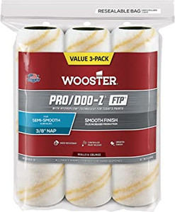 Wooster Genuine 9" Pro/Doo-Z FTP 3/8" Nap 3-Pack Roller Cover - RR663-9 - view 3