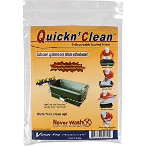 Wooster Genuine Quickn' Clean Wide Boy Bucket Liner 5-Pack, R472 Wooster Genuine Quickn' Clean Wide Boy Bucket Liner 5-Pack, R472