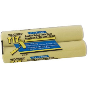 Wooster Genuine 9" Tiz 2-Pack Foam Roller Cover - R730-9 Wooster Genuine 9" Tiz 2-Pack Foam Roller Cover - R730-9