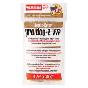 Wooster 4.5" Jumbo-Koter Pro/Doo-Z FTP 3/8" Nap 2-Pack Roller Cover - RR371-4.5 - view 3