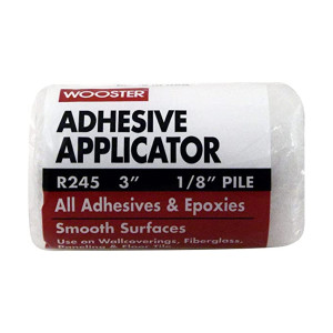 Wooster Genuine 3" Adhesive Applicator 1/8" Nap Roller Cover - R245-3 - view 5