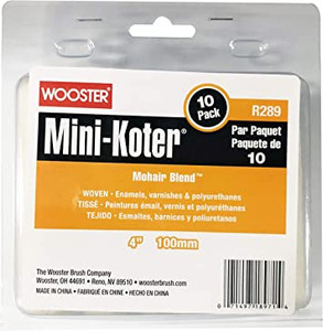 Wooster Genuine 4" Mini-Koter Mohair Blend 10-Pack Roller Cover - R289-4 Wooster Genuine 4" Mini-Koter Mohair Blend 10-Pack Roller Cover - R289-4