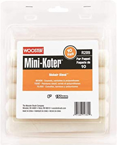 Wooster Genuine 6" Mini-Koter Mohair Blend 10-Pack Roller Cover - R289-6 Wooster Genuine 6" Mini-Koter Mohair Blend 10-Pack Roller Cover - R289-6