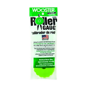 Wooster Genuine Roller Gauge Medium/Thick Film (Green) 6-Pack, R080 Wooster Genuine Roller Gauge Medium/Thick Film (Green) 6-Pack, R080