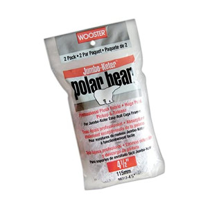 Wooster Genuine 4.5" Jumbo-Koter Polar Bear 2-Pack Roller Cover - RR312-4.5 Wooster Genuine 4.5" Jumbo-Koter Polar Bear 2-Pack Roller Cover - RR312-4.5