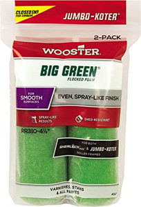 Wooster 4.5" Jumbo-Koter Big Green Closed-End 2-Pack Roller Cover - RR310-4.5 - view 3