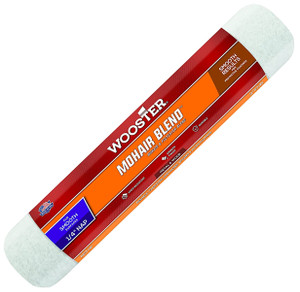 Wooster Genuine 12" Mohair Blend 1/4" Nap Roller Cover - R207-12