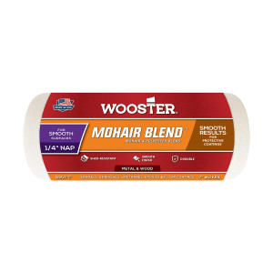 Wooster Genuine 7" Mohair Blend 1/4" Nap Roller Cover - R207-7 Wooster Genuine 7" Mohair Blend 1/4" Nap Roller Cover - R207-7