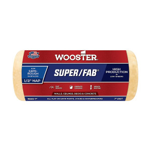 Wooster Genuine 7" Super/Fab 1/2" Nap Roller Cover - R240-7 Wooster Genuine 7" Super/Fab 1/2" Nap Roller Cover - R240-7