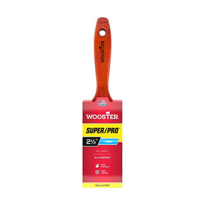 Wooster Genuine 2.5" Super/Pro Flat Paintbrush - J4104-2.5 Wooster Genuine 2.5" Super/Pro Flat Paintbrush - J4104-2.5