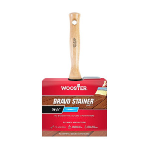 Wooster Genuine 5.5" Bravo Stainer Bristle Paintbrush - F5116-5.5 Wooster Genuine 5.5" Bravo Stainer Bristle Paintbrush - F5116-5.5