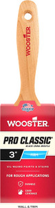 Wooster Genuine 3" Pro Classic Black China Bristle Flat Paintbrush - Z1104-3 Wooster Genuine 3" Pro Classic Black China Bristle Flat Paintbrush - Z1104-3