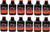 12 Pack of Echo Red Armor 2-Stroke Engine Oil 5.2 oz Bottle 50:1 Mix for 2 Gallons 6550002S-12PK