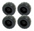 Black and Decker 4 Pack Of Genuine OEM Replacement Wheels - 243328-00-4PK