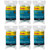 Genuine Purdy 6 Sets of Parrot Jumbo Mini 4-1/2" x 1/4" Nap 2 Pack Roller Covers 140624040-6PK