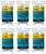 Genuine Purdy 6 Sets of Parrot Jumbo Mini 4-1/2" x 1/4" Nap 2 Pack Roller Covers 140624040-6PK