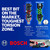 Bosch Genuine 10 pc. Impact Tough 6" Torx -25 Power Bits - ITT256B
