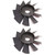 Hydro-Gear 2 Pack of Genuine OEM Replacement Fans - 52014-2PK