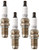 Autolite 4 Pack of Genuine OEM Racing Spark Plugs - AR3910X-4PK