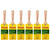 Genuine Purdy 6 Pack Nylox Moose Flat 2-1/2" Paint Brushes 144232225-6PK