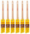 Genuine Purdy 6 Pack XL Dale Angular 1" Paint Brushes 144080310-6PK