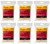 Genuine Purdy 6 Sets of Golden Eagle Jumbo Mini 4-1/2" x 1/2" Nap 2 Pack Roller Covers 140624023-6PK