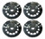 Porter Cable 7336 Sander Replacement (4 Pack) Fan - 811531-4PK