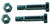 Oregon (2 Pack) 80-746 Snow Thrower 1-3/ Shear Bolt MTD 710-0891,5/16/18 Th