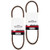 Oregon (2 Pack) 75-090 1/2-by-45 Replacement Belt for MTD 954-0194/754-0194