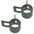Homelite 2 Pack Of Genuine OEM Replacement Fuel Line Clamps 678408008-2PK
