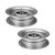 Rotary 2 Pack of Replacement 3-5/8 Inch Flat Idler Pulley for John Deere - 10741 Rotary 2 Pack of Replacement 3-5/8 Inch Flat Idler Pulley for John Deere - 10741