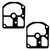 Rotary 2 Pack of Replacement Gaskets For Zama Carburetors - 8148-2PK - view 3