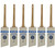 Wooster 2" Pro Classic White China Bristle Thin Angle Sash Paintbrush 6-Pack # Z1216-2-6PK