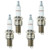 Champion 4 Pack of Genuine OEM Spark Plugs - N1043Y-4PK