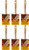 Wooster Genuine 2.75" Bravo Stainer Bristle/Polyester Paintbrush 6-Pack # F5119-2.75-6PK
