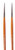 Wooster Genuine #3/0 Red Sable Watercolor Pointed Artist Paintbrush 2-Pack # F1627-3/0-2PK