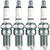 Autolite 4 Pack of Genuine OEM Spark Plugs - 4164-4PK