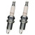 Champion 2 Pack of Genuine OEM (412S) Spark Plugs - RC12LYC-2PK