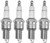 Champion RN14YC-4PK Copper Plus Small Engine Spark Plug - 405 (4 Pack)